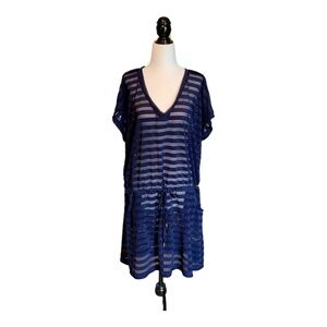 Calvin Klein Navy Blue Swimsuit Cover-Up (size XL)
